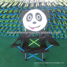 Folding cartoon children chair with 210D carrying bag for camping